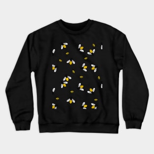 Repeat Bee Pattern Crewneck Sweatshirt